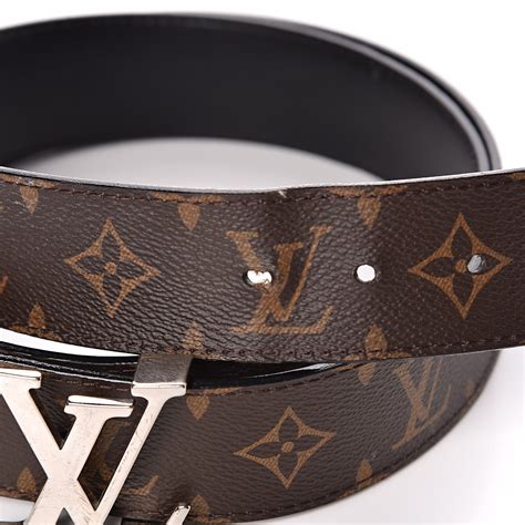 louis vuitton men's belts black